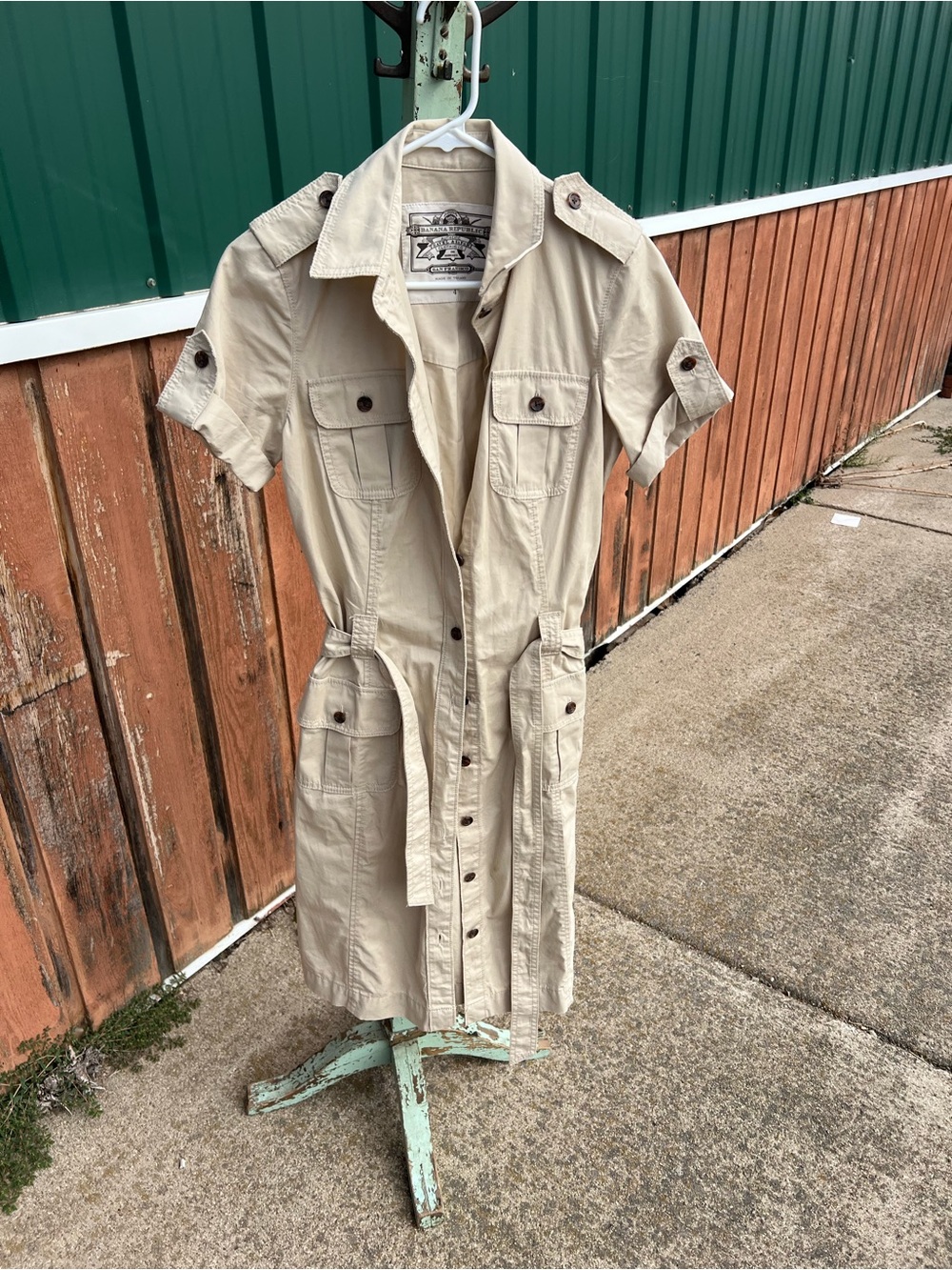 Banana Republic Utility Shirt Dress with Belt - Women's